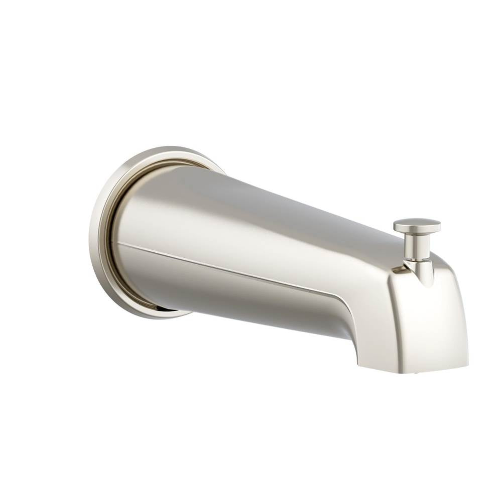 Gerber Plumbing - 8'' Wall Mount Tub Spout with Diverter Brushed Nickel - Brushed Nickel