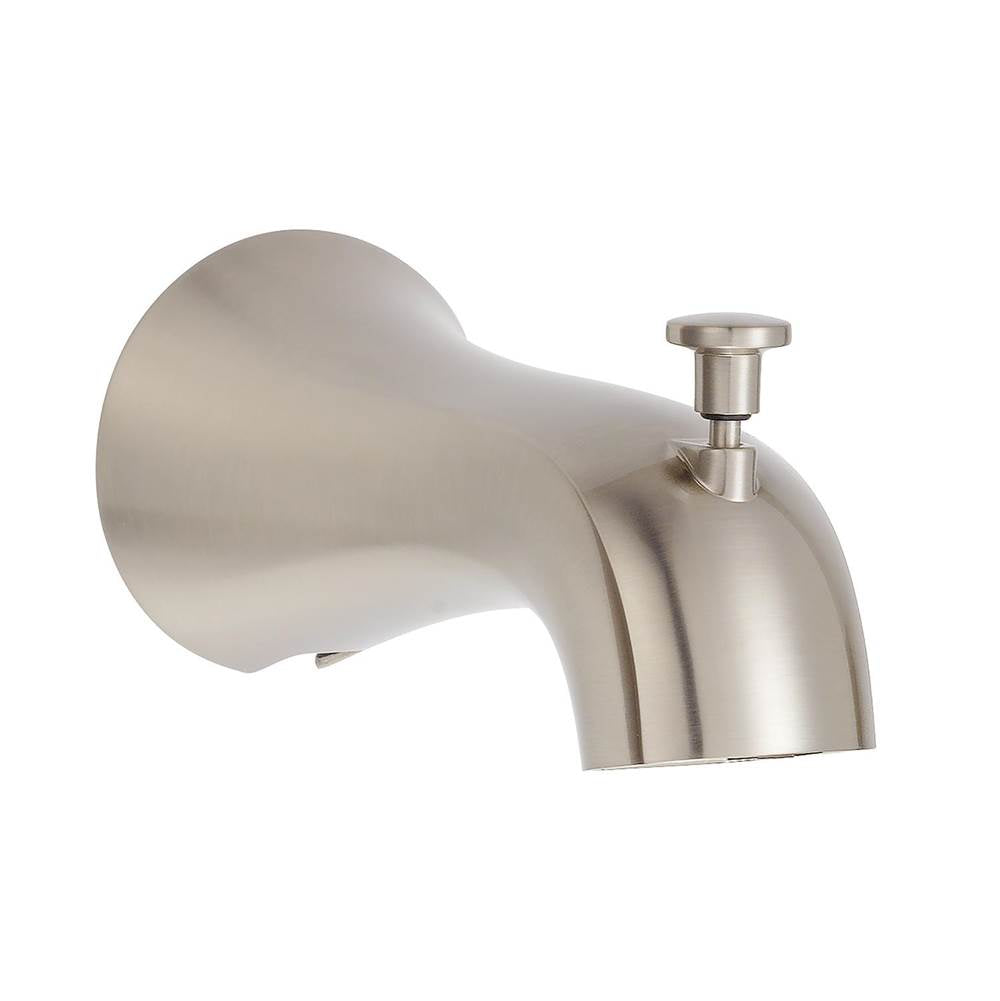 Gerber Plumbing - Draper & Vaughn Tub Spout w/ Diverter Brushed Nickel - Brushed Nickel