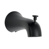 Gerber Plumbing - Draper & Vaughn Tub Spout w/ Diverter Satin Black - Satin Black