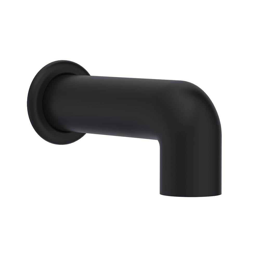 Gerber Plumbing - Parma 6 1/2'' Wall Mount Tub Spout without Diverter Satin Black - Satin Black