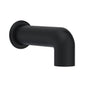 Gerber Plumbing - Parma 6 1/2'' Wall Mount Tub Spout without Diverter Satin Black - Satin Black