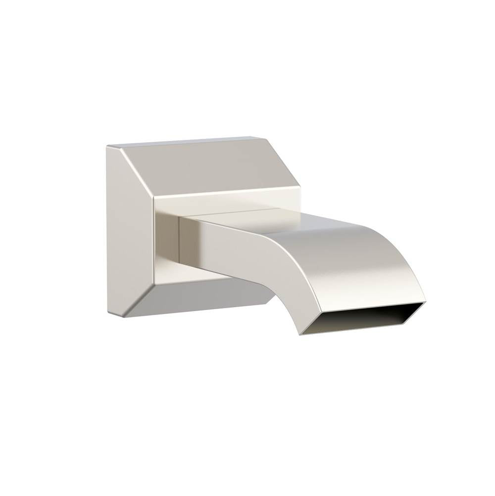 Gerber Plumbing - Sirius 7'' Wall Mount Tub Spout without Diverter Brushed Nickel - Brushed Nickel