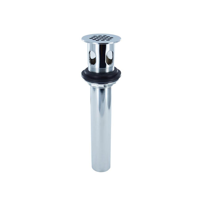 Gerber Plumbing - 1 1/4'' Metal Grid Strainer Assembly with Overflow Chrome - Chrome