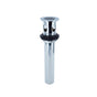 Gerber Plumbing - 1 1/4'' Metal Grid Strainer Assembly with Overflow Chrome - Chrome