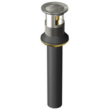 Gerber Plumbing - 1 1/4'' 50/50 Touch Down Drain Assembly Brushed Nickel - Brushed Nickel