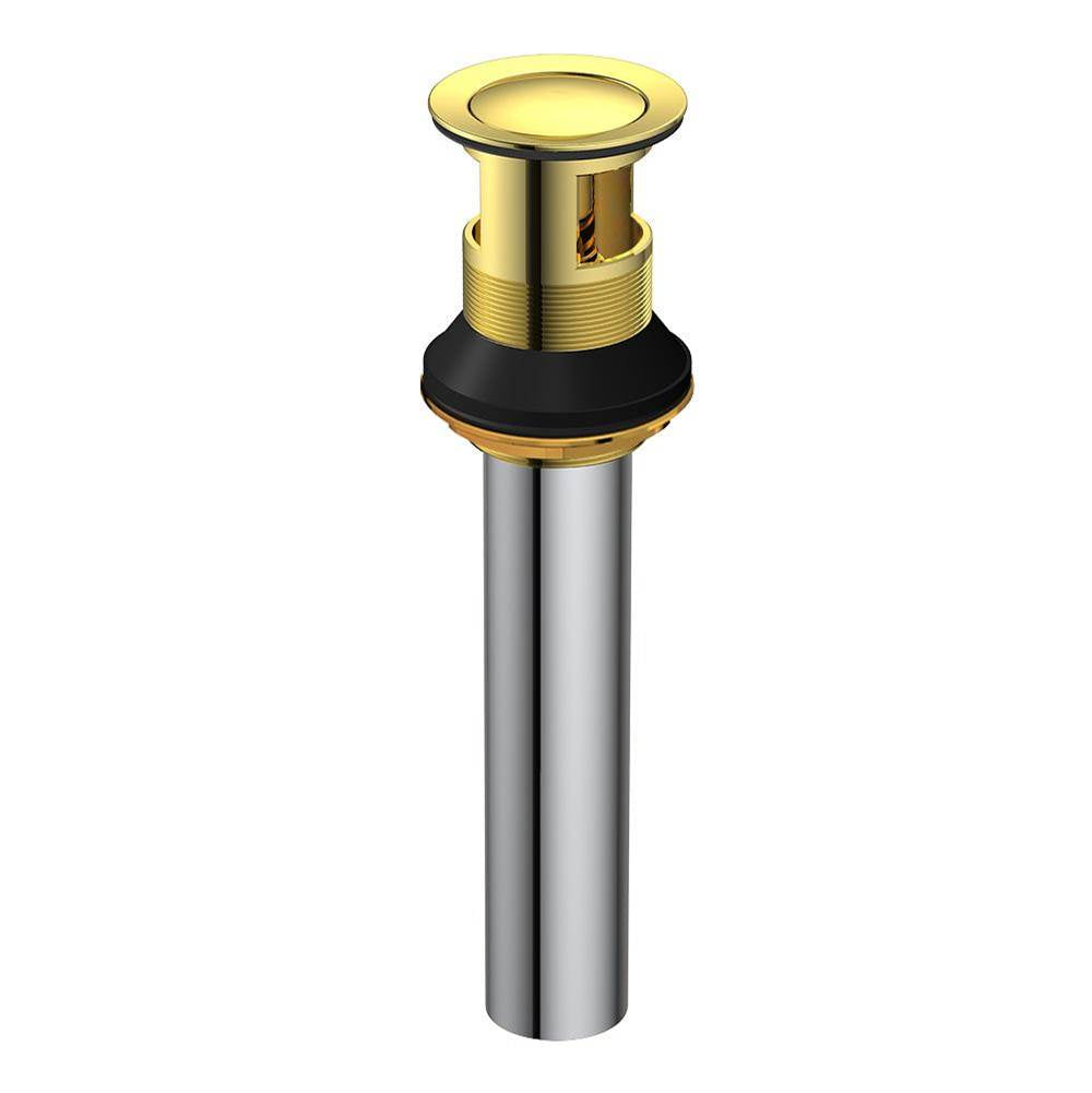 Gerber Plumbing - 1 1/4'' Metal Touch Down Drain Assembly Brushed Bronze - Brushed Bronze