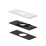 Gerber Plumbing - Cover Plate Assembly (Square) for 4'' Centerset Lavatory Faucet Chrome - Chrome
