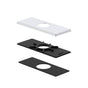 Gerber Plumbing - Cover Plate Assembly (Square) for 4'' Centerset Lavatory Faucet Chrome - Chrome