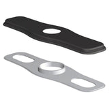 Gerber Plumbing - Cover Plate Assembly for 8'' Centerset Kitchen Faucet Satin Black - Satin Black