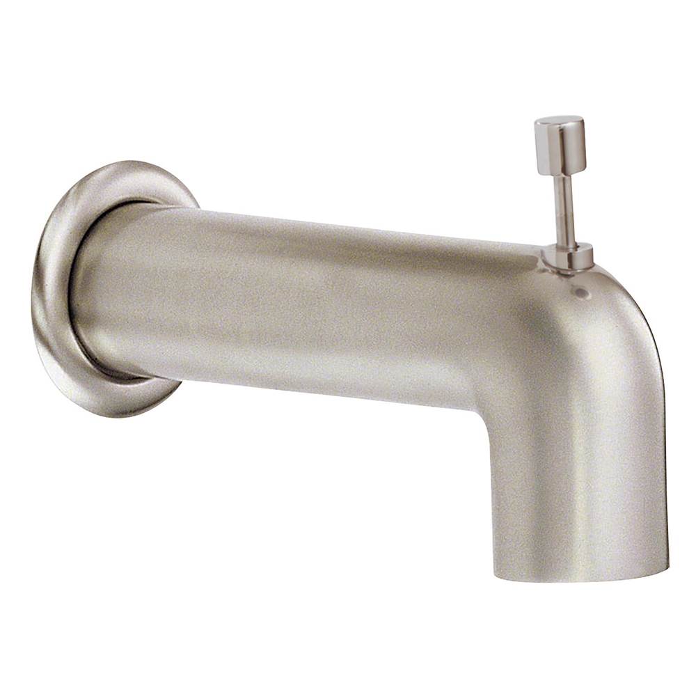Gerber Plumbing - Parma Wall Mount Tub Spout with Diverter Brushed Nickel - Brushed Nickel