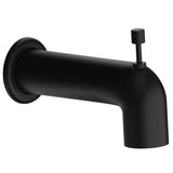 Gerber Plumbing - Parma Wall Mount Tub Spout with Diverter Satin Black - Satin Black