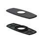 Gerber Plumbing - Soft Square Cover Plate Assembly for 4'' Centerset Lavatory Faucet Satin Black - Satin Black