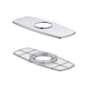 Gerber Plumbing - Soft Square Cover Plate Assembly for 4'' Centerset Lavatory Faucet Chrome - Chrome