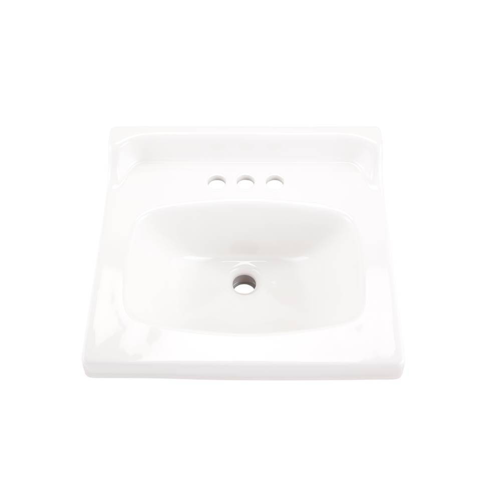 Marquis Vanity Top 19x17 4''CC White