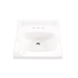 Marquis Vanity Top 19x17 4''CC White
