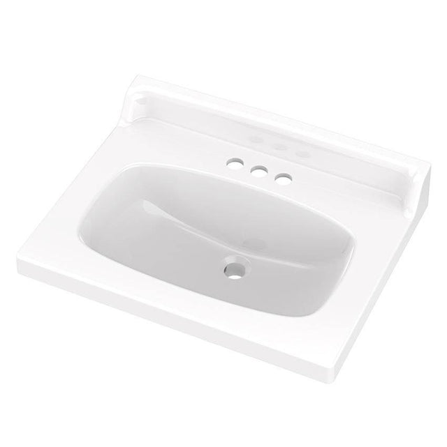 Gerber Plumbing - Marquis Vanity Top 25x19 4''CC White - White