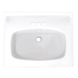 Marquis Vanity Top 25x19 4''CC White
