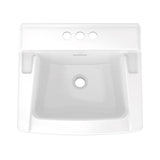 Plymouth Wall Hung Lav 19x17 4''CC White
