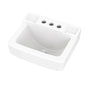 Gerber Plumbing - West Point Wall Hung Lav 14x12 4''CC White - White