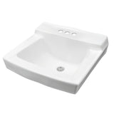 Gerber Plumbing - Hayes Wall Hung Lav 20x18 4''CC White - White