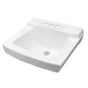 Gerber Plumbing - Hayes Wall Hung Lav 20x18 4''CC White - White