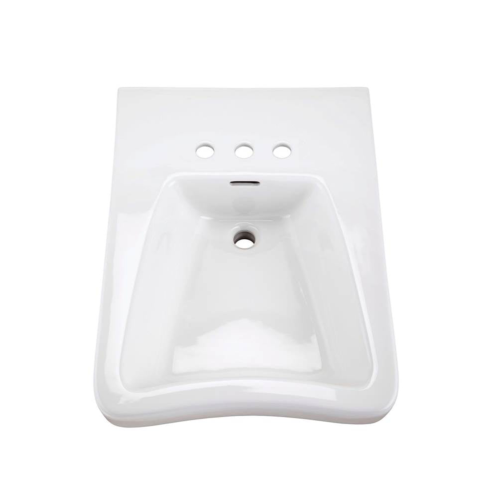 Eaton Wheelchair Lav 27x20 4''CC White