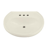 Maxwell Ped Top 25.2''X20.5'' 4''CC White