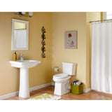 Burr Ridge 24'' Ped Top 4'' CC White
