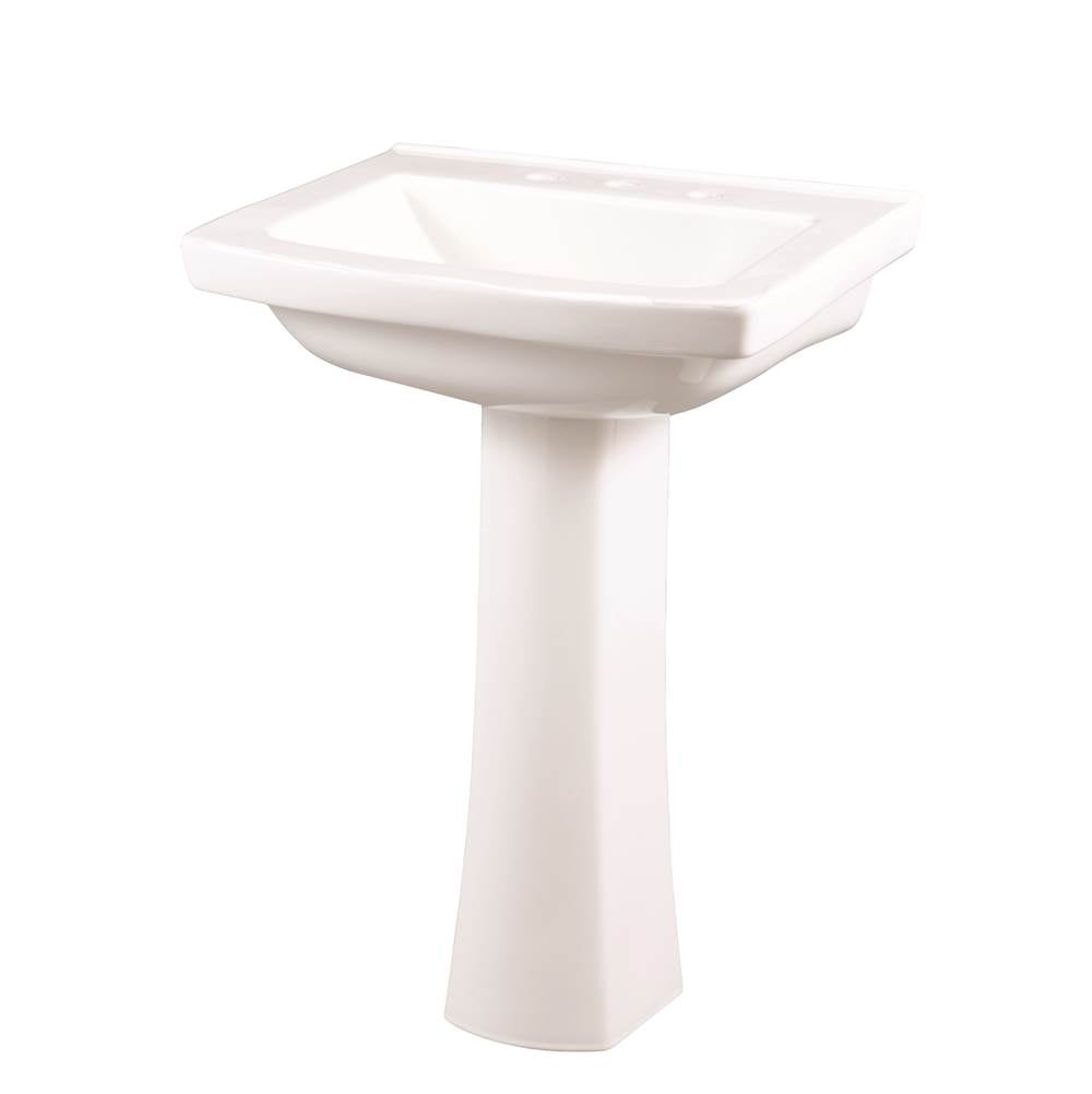 Burr Ridge 24'' Ped Top 8'' CC White