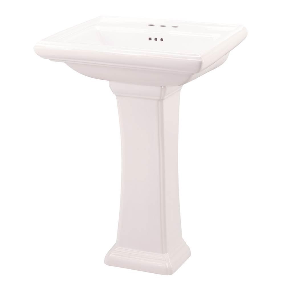 Logan Square Petite Ped Top 24.25:x20.13'' 4''CC White