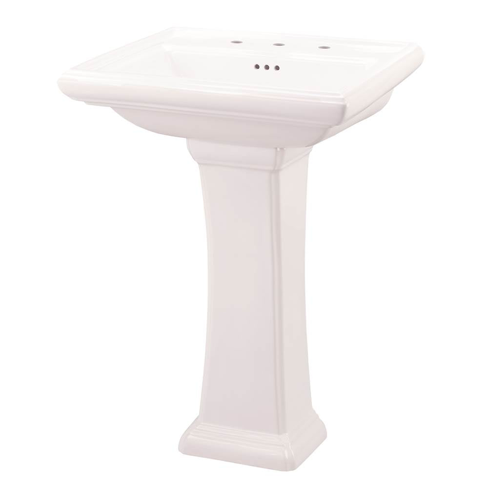 Logan Square Petite Ped Top 24.25''x20.13'' 8''CC White