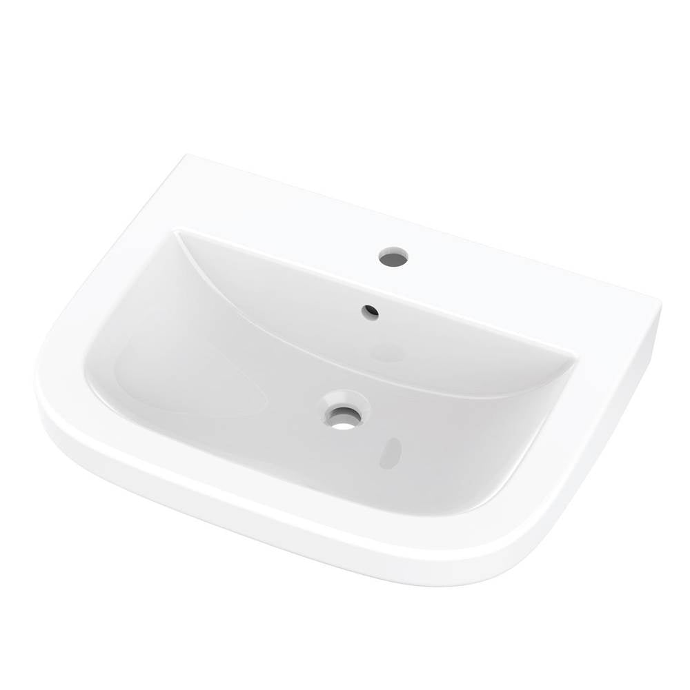 Gerber Plumbing - Wicker Park Ped Top Or Wall Hung Lav 24.63''x19.38'' Single Hole White - White