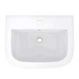 Wicker Park Ped Top Or Wall Hung Lav 24.63''x19.38'' Single Hole White