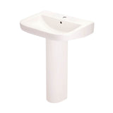 Wicker Park Ped Top Or Wall Hung Lav 24.63''x19.38'' Single Hole White