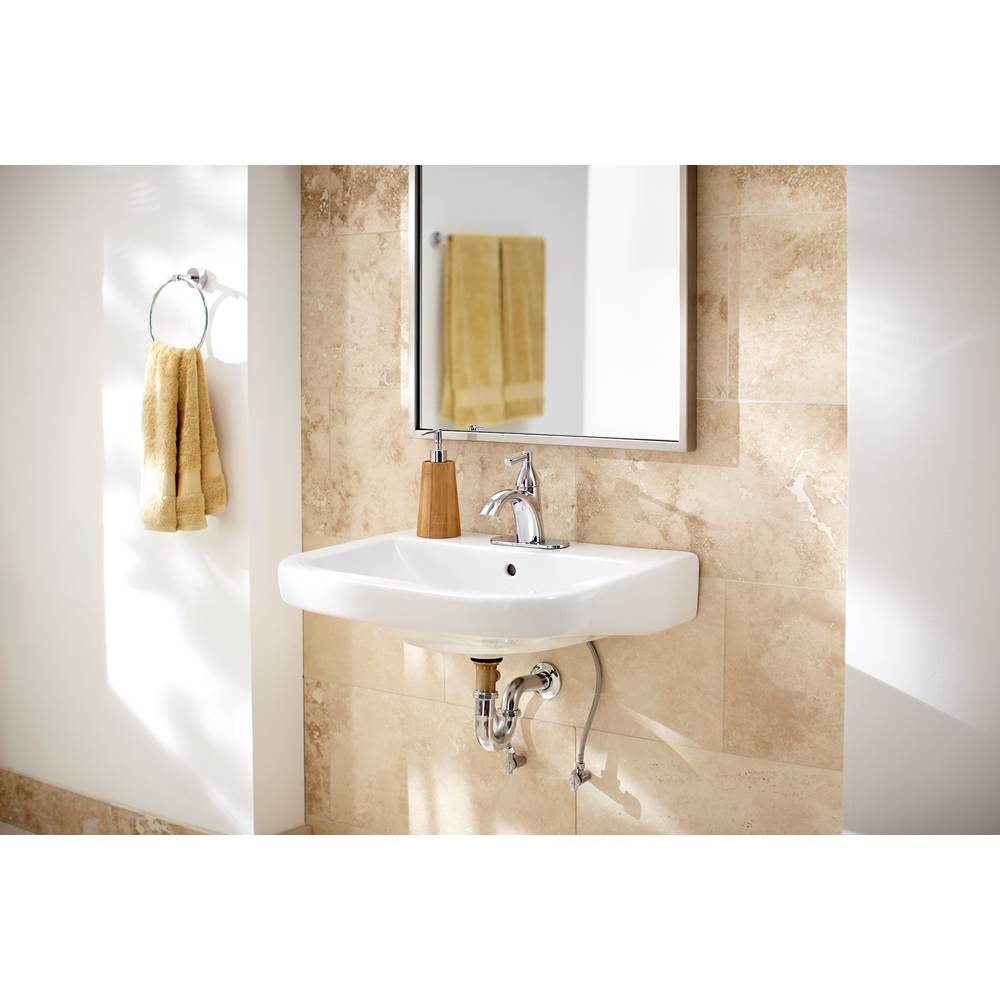 Wicker Park Ped Top Or Wall Hung Lav 24.63''x19.38'' Single Hole White
