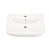 Wicker Park Ped Top Or Wall Hung Lav 24.63''x19.38'' Single Hole White