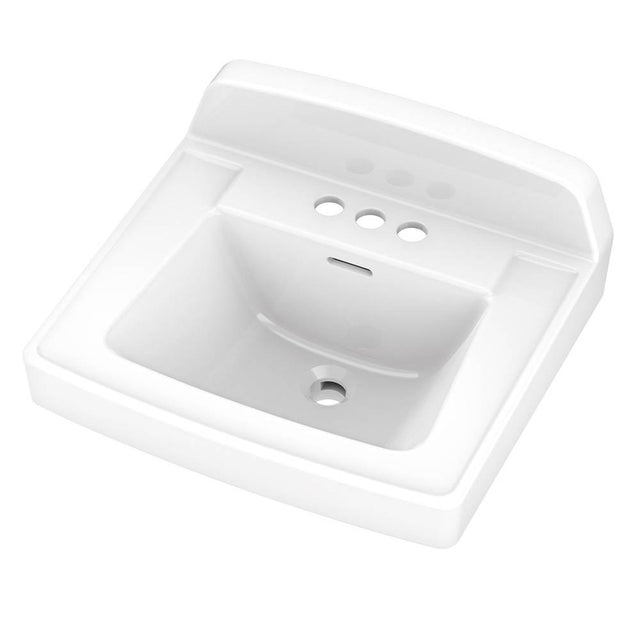 Gerber Plumbing - Monticello II Wall Hung Lav 20''x18'' 4''CC White - White