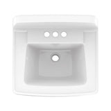 Monticello II Wall Hung Lav 20''x18'' 4''CC White