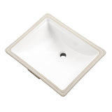 Gerber Plumbing - Logan Square Standard Undercounter Lav 20.75''x17.38'' White - White