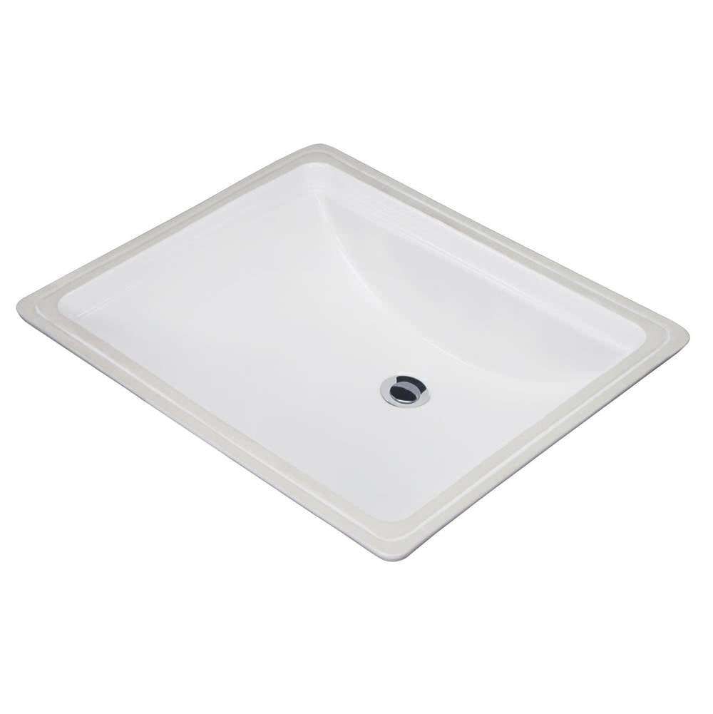 Gerber Plumbing - Logan Square Petite Undercounter Lav 18.75''x14.75'' White - White