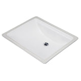 Gerber Plumbing - Logan Square Petite Undercounter Lav 18.75''x14.75'' White - White