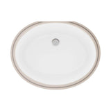 Luxoval Undercounter Lav 19.25''X15.75'' White
