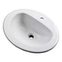 Gerber Plumbing - Maxwell S-Rim Lav 20''X17''Oval 1-Hole in Trapezoid Carton White - White