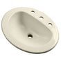 Gerber Plumbing - Maxwell S-Rim Lav 20''X17''Oval 8''CC in Trapezoid Carton Biscuit - Biscuit
