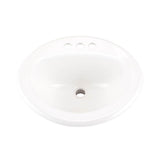Luxoval S-Rim Lav 20x17 4''CC White
