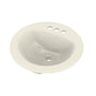 Gerber Plumbing - Maxwell S-Rim Lav 19''Round 4''CC in Trapezoid Carton Biscuit - Biscuit