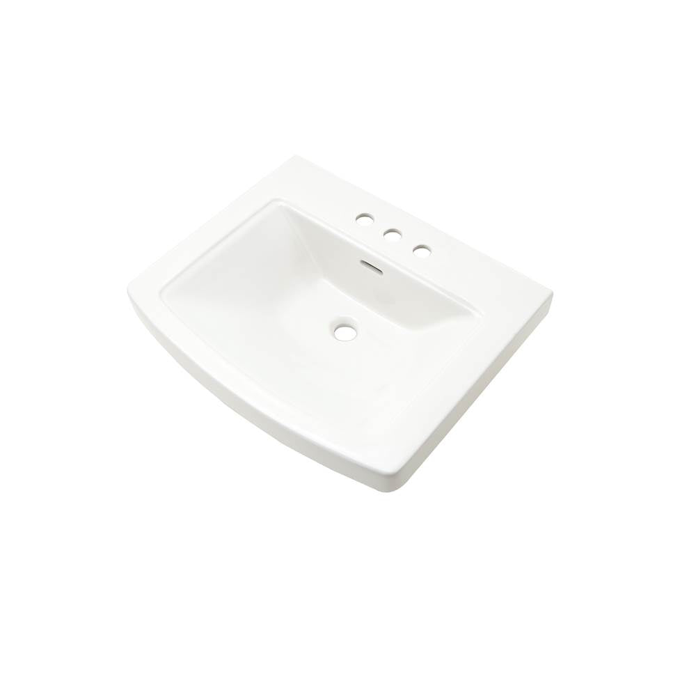 Gerber Plumbing - Hinsdale Petite Ped Top 21''x18'' 4''CC White - White