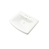Gerber Plumbing - Hinsdale Petite Ped Top 21''x18'' 4''CC White - White