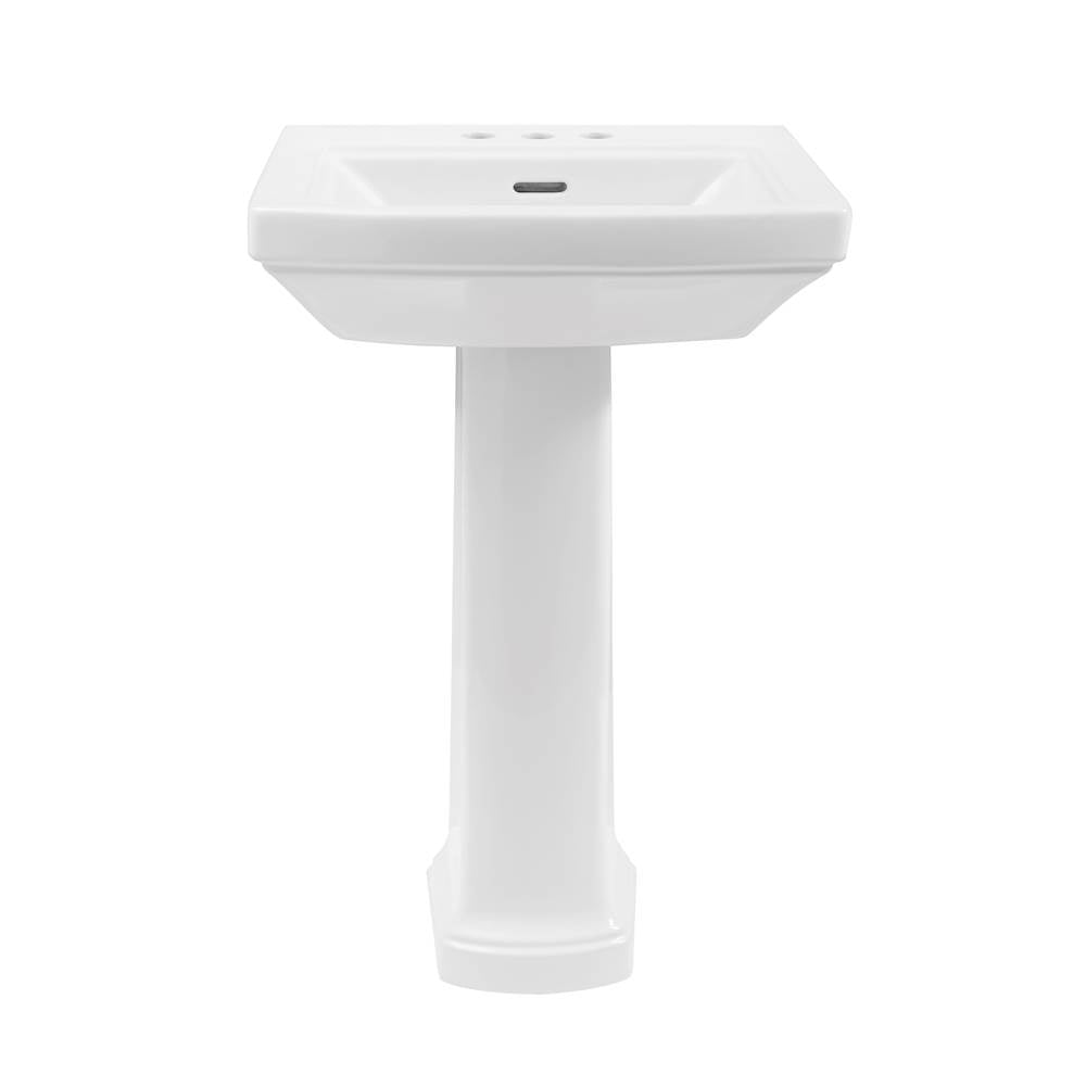 Hinsdale Petite Ped Top 21''x18'' 4''CC White