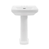 Hinsdale Petite Ped Top 21''x18'' 4''CC White